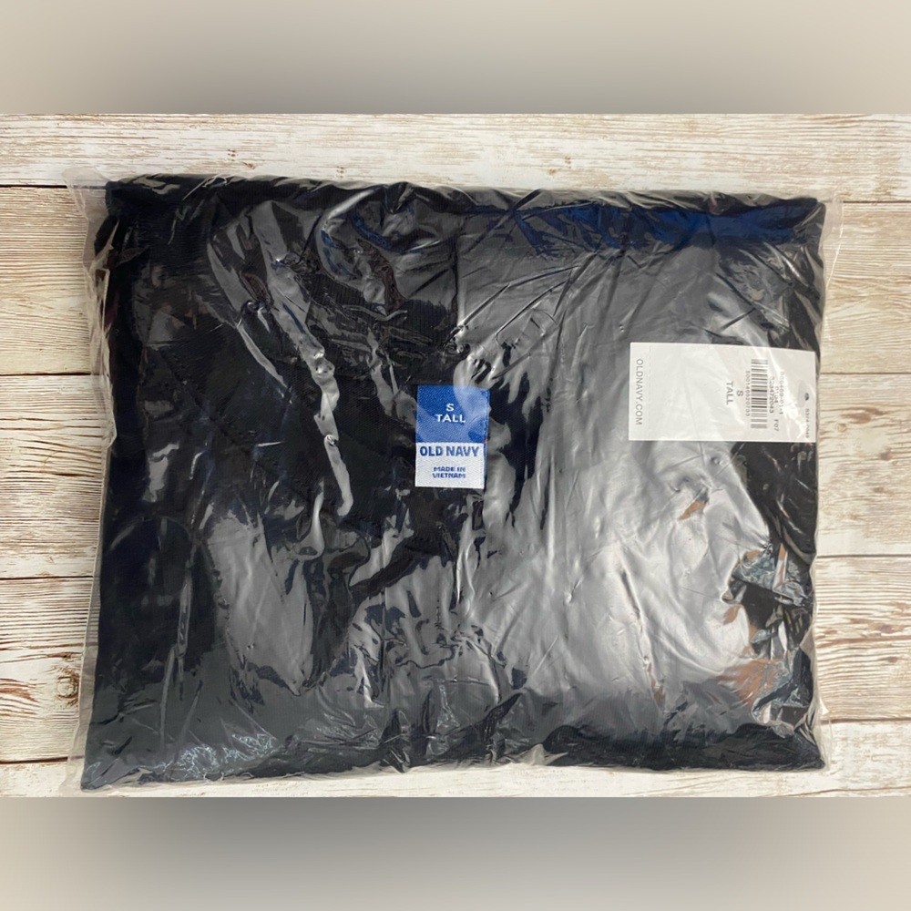 🆕 Old Navy Women's Vintage Crew-Neck Maxi Dress Short Sleeve Black S 4-6 Tall - Picture 8 of 14